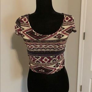 About A Girl Boho Crop Top